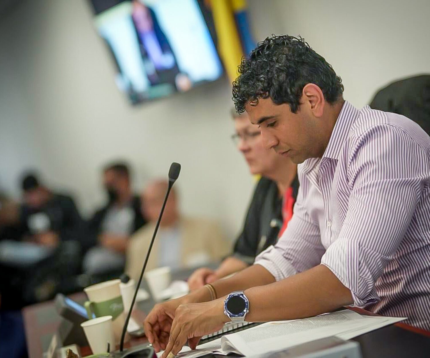 David Racero Audiencia Economía popular